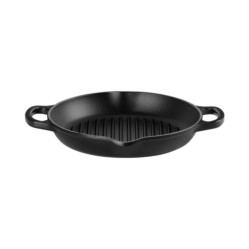 Parrilla redonda alta de hierro fundido Le Creuset - Negro Negro-1