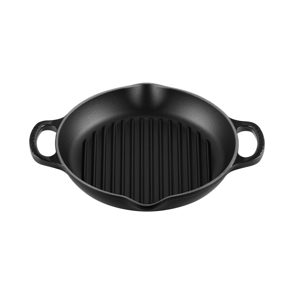 Parrilla redonda alta de hierro fundido Le Creuset - Negro Negro-2