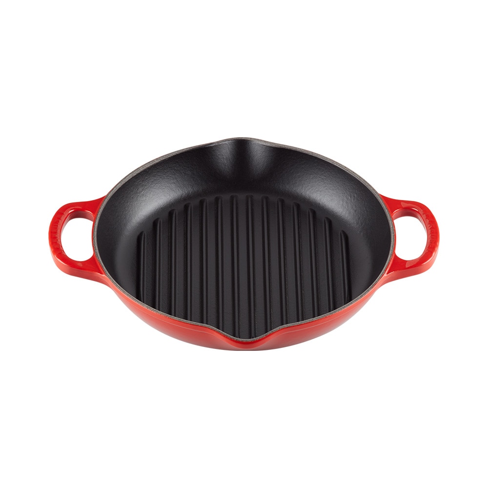 Parrilla redonda alta de hierro fundido Le Creuset - Cereza Cereza-2
