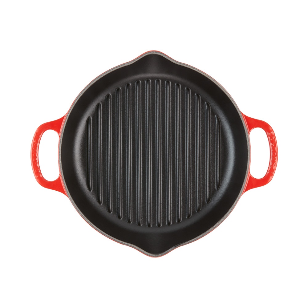 Parrilla redonda alta de hierro fundido Le Creuset - Cereza Cereza-3