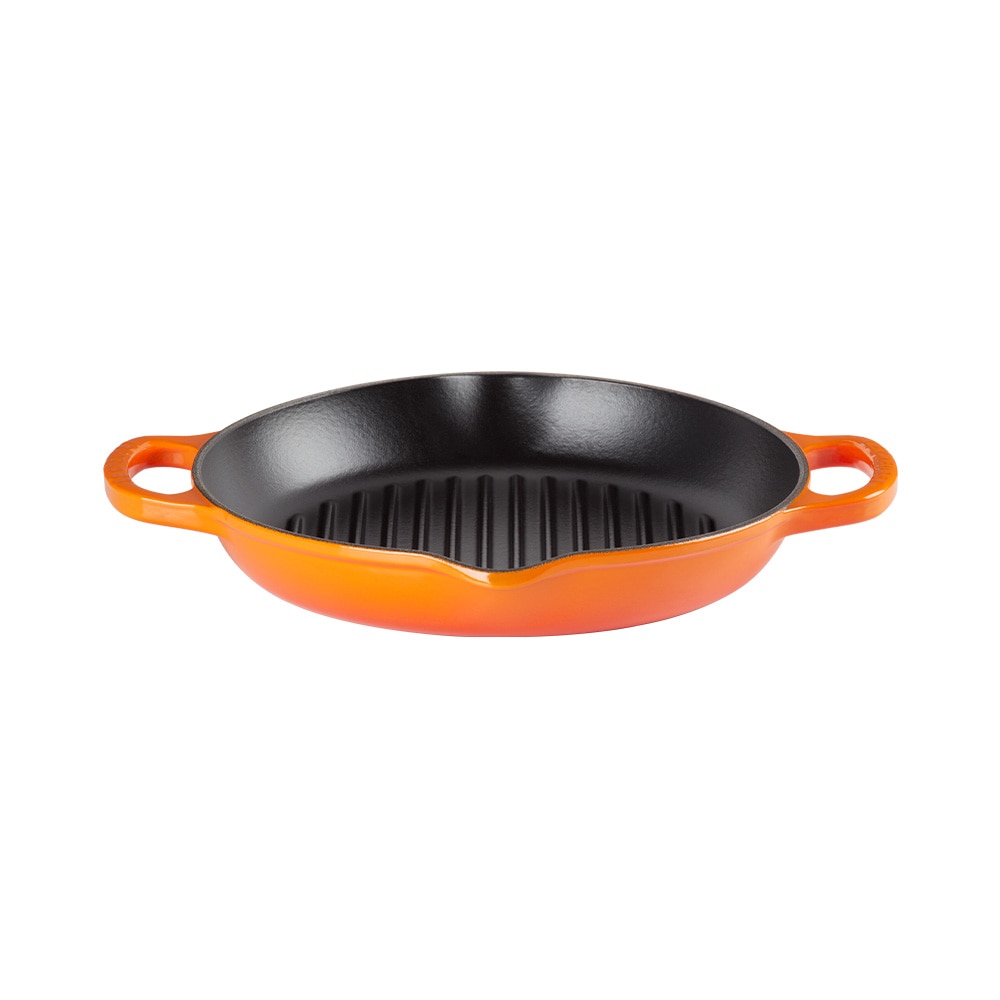 Parrilla redonda alta de hierro fundido Le Creuset - Volcánico Volcánico-1