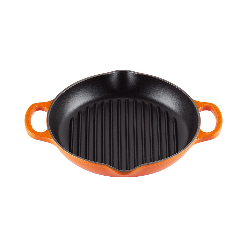 Parrilla redonda alta de hierro fundido Le Creuset - Volcánico Volcánico-2
