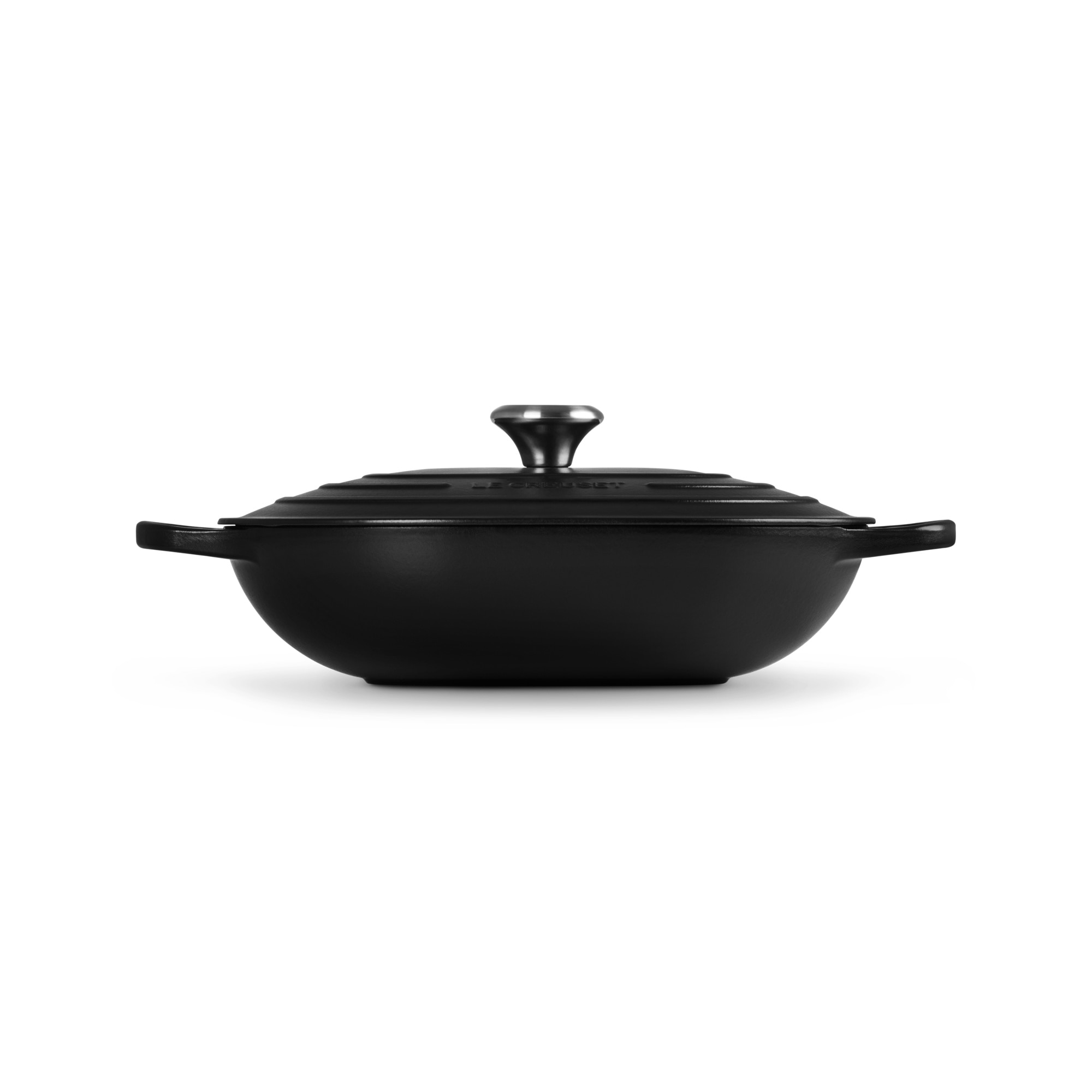 Imagen 3 de Cacerola oval baja de hierro fundido Le Creuset - Negro mate Cacerola de 31 cm Negro mate