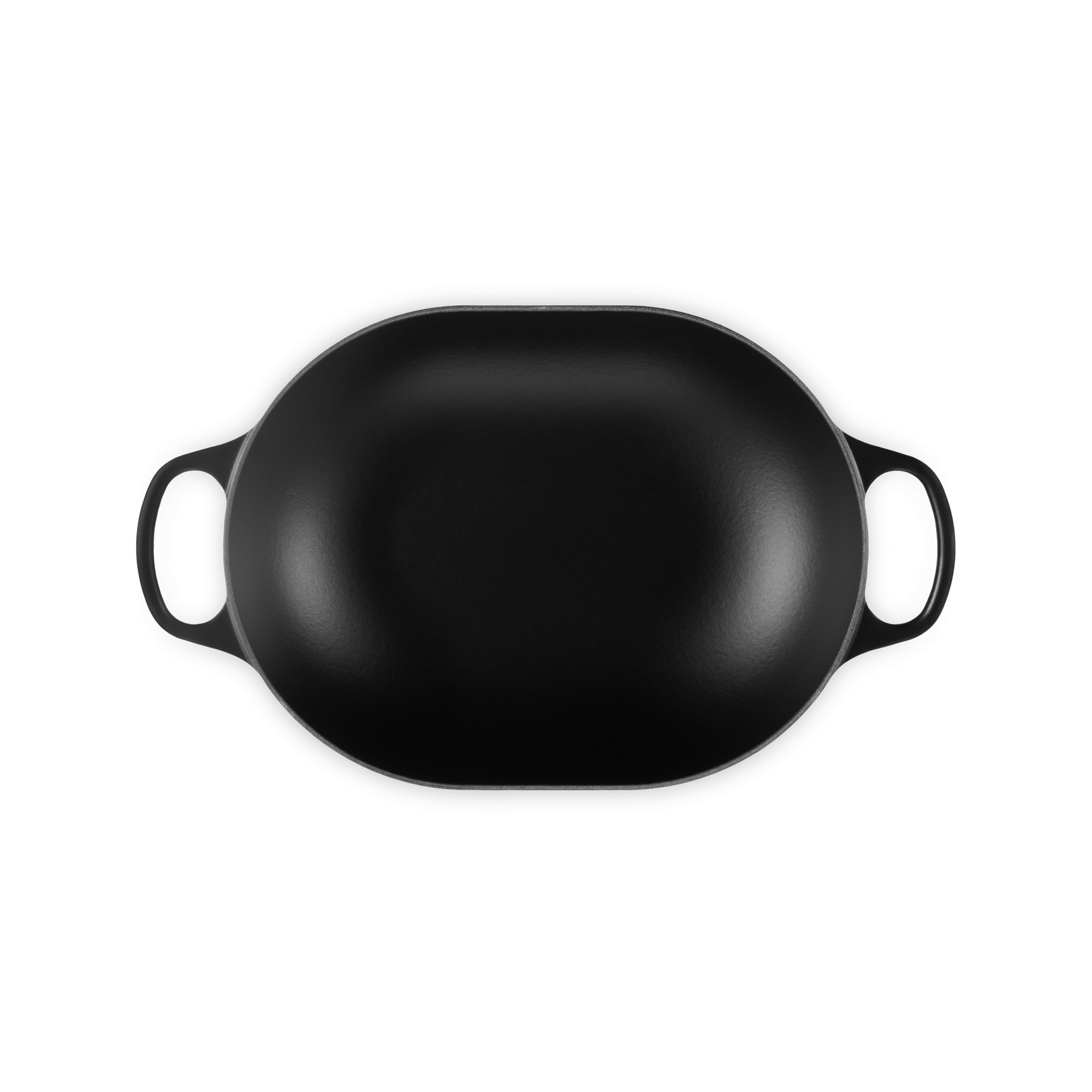 Imagen 4 de Cacerola oval baja de hierro fundido Le Creuset - Negro mate Cacerola de 31 cm Negro mate