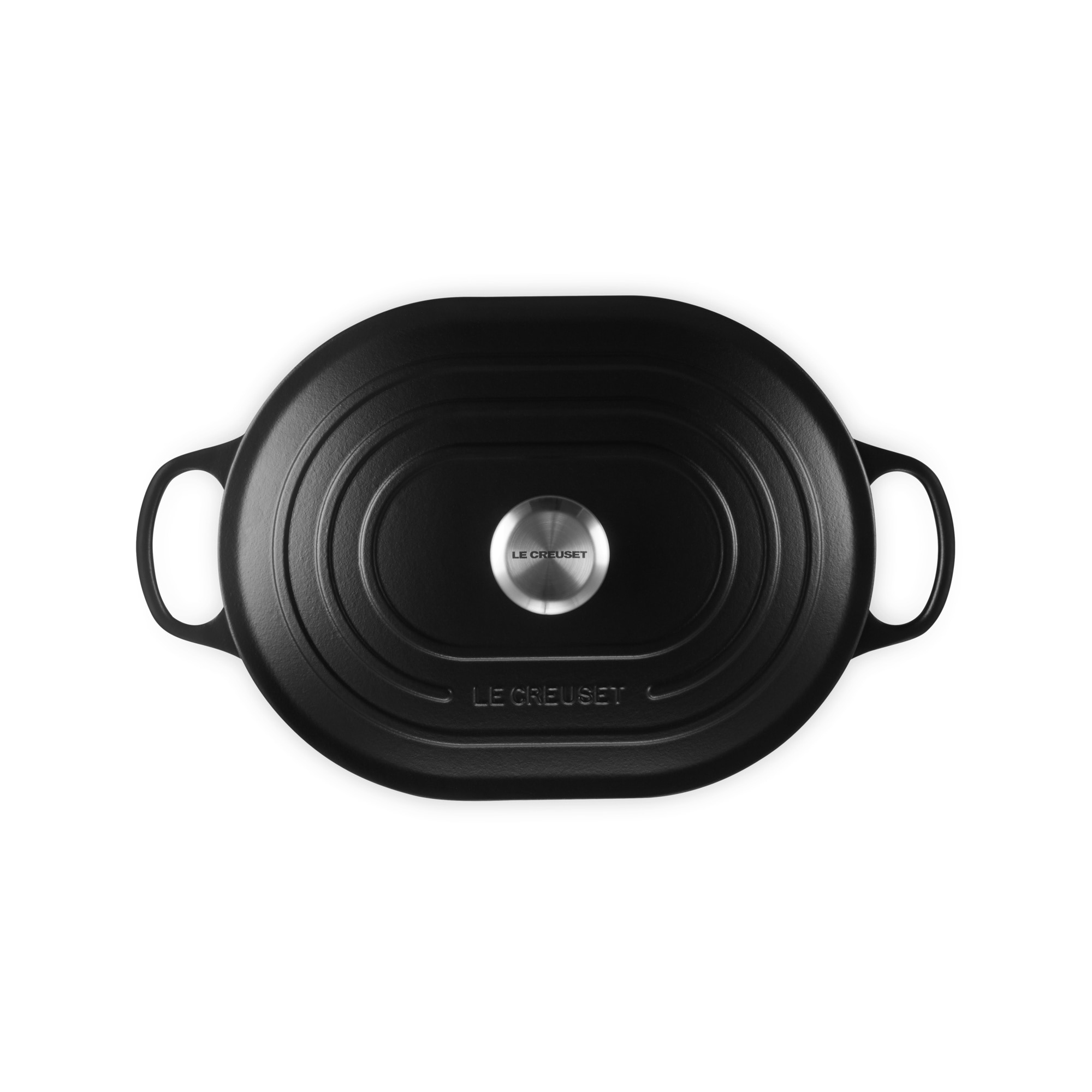Imagen 5 de Cacerola oval baja de hierro fundido Le Creuset - Negro mate Cacerola de 31 cm Negro mate