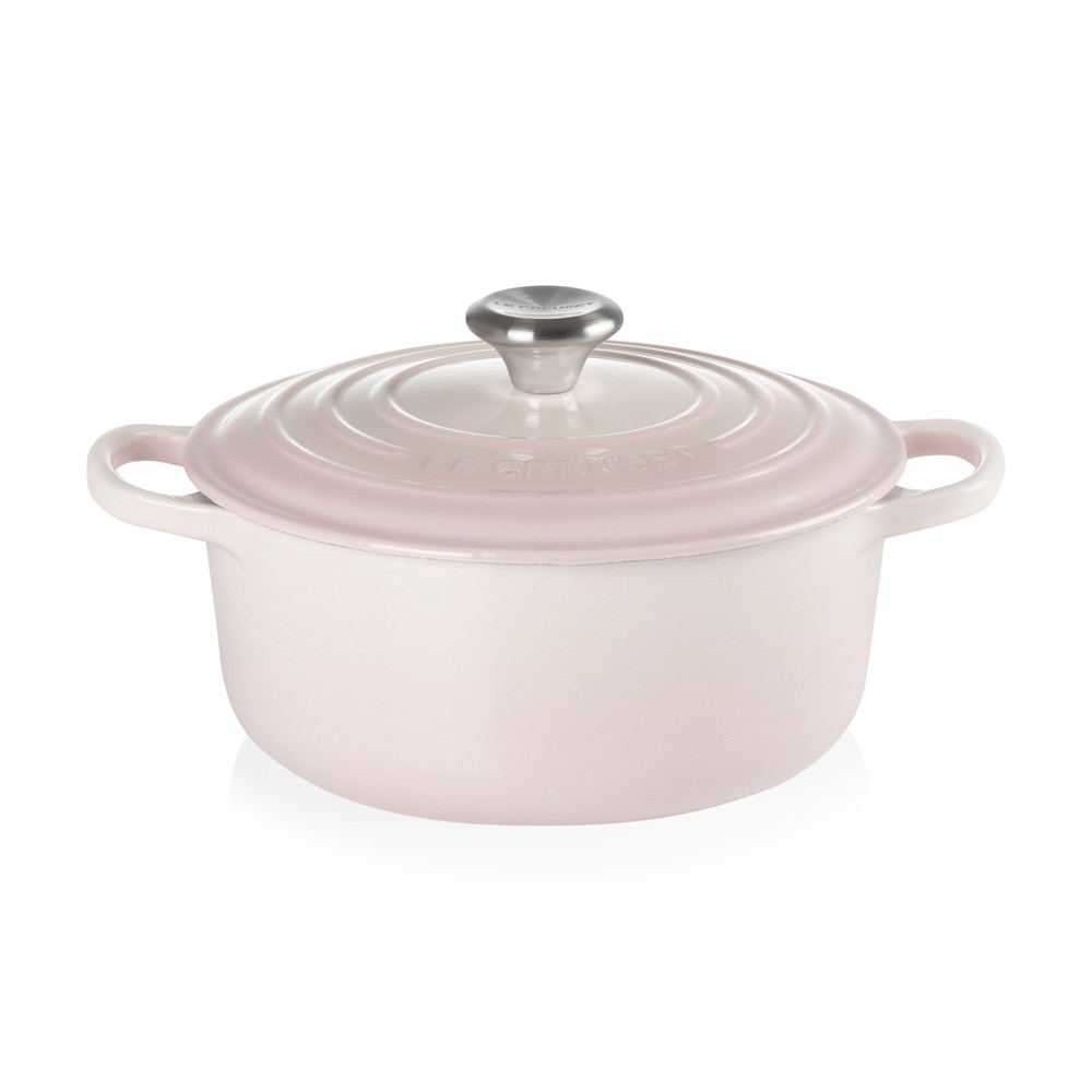 Cocotte redonda de hierro fundido Le Creuset - Rosa palo 20 cm Rosa palo-2