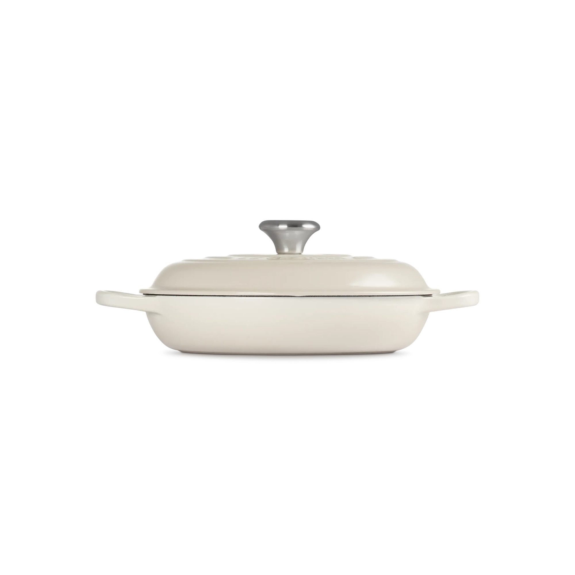 Cacerola baja de hierro fundido Le Creuset - Merengue Cacerola de 26 cm Merengue-2