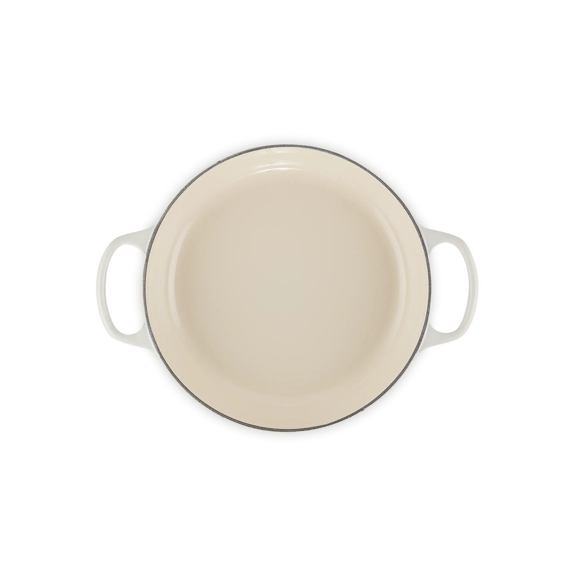 Cacerola baja de hierro fundido Le Creuset - Merengue Cacerola de 26 cm Merengue-4