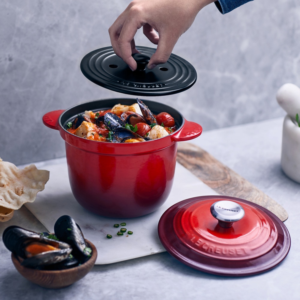 Cocotte Every de Hierro Colado esmaltado de 18 cm de Le Creuset - Rojo Rojo-3