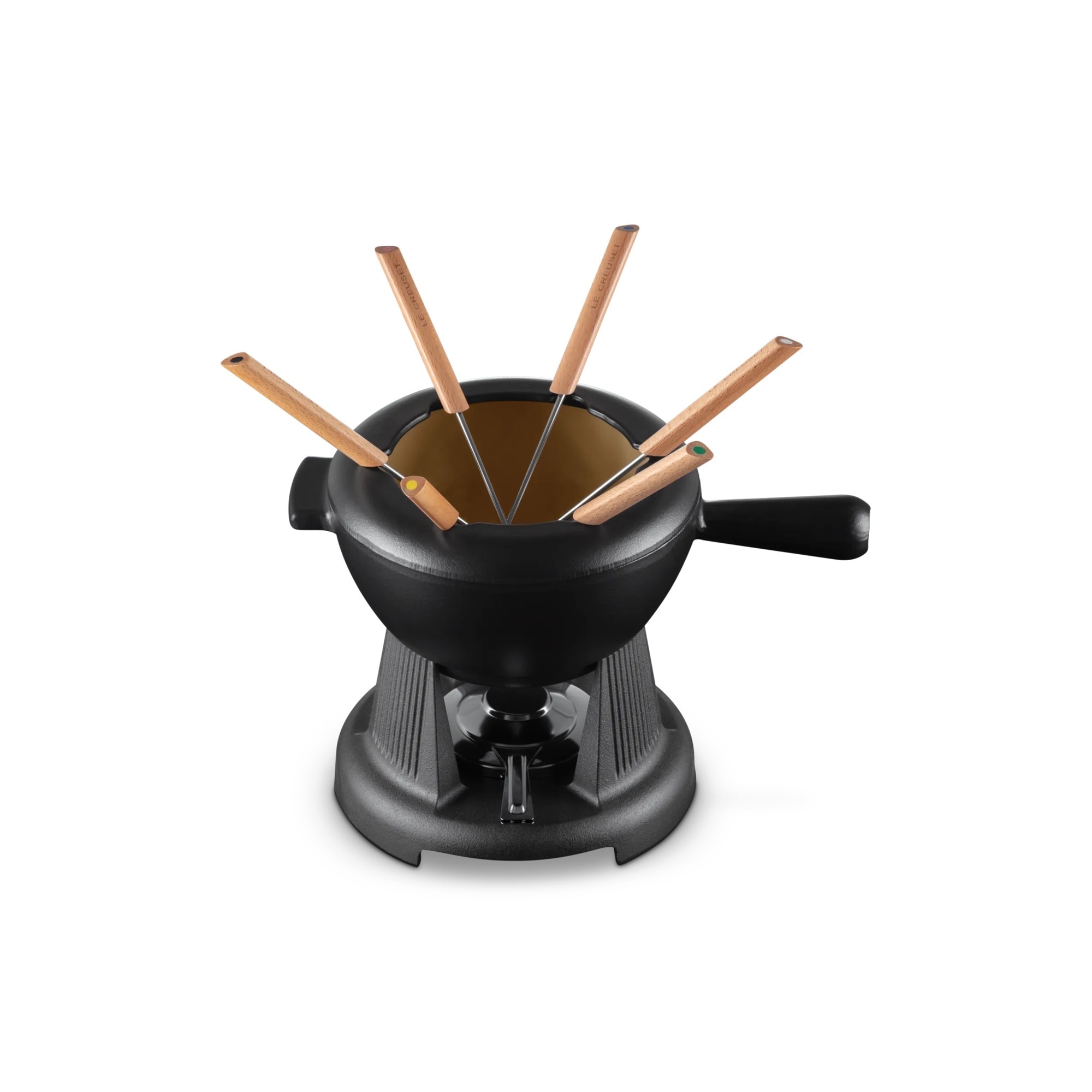 Le Creuset - Juego de Fondue Hierro Fundido Le Creuset.