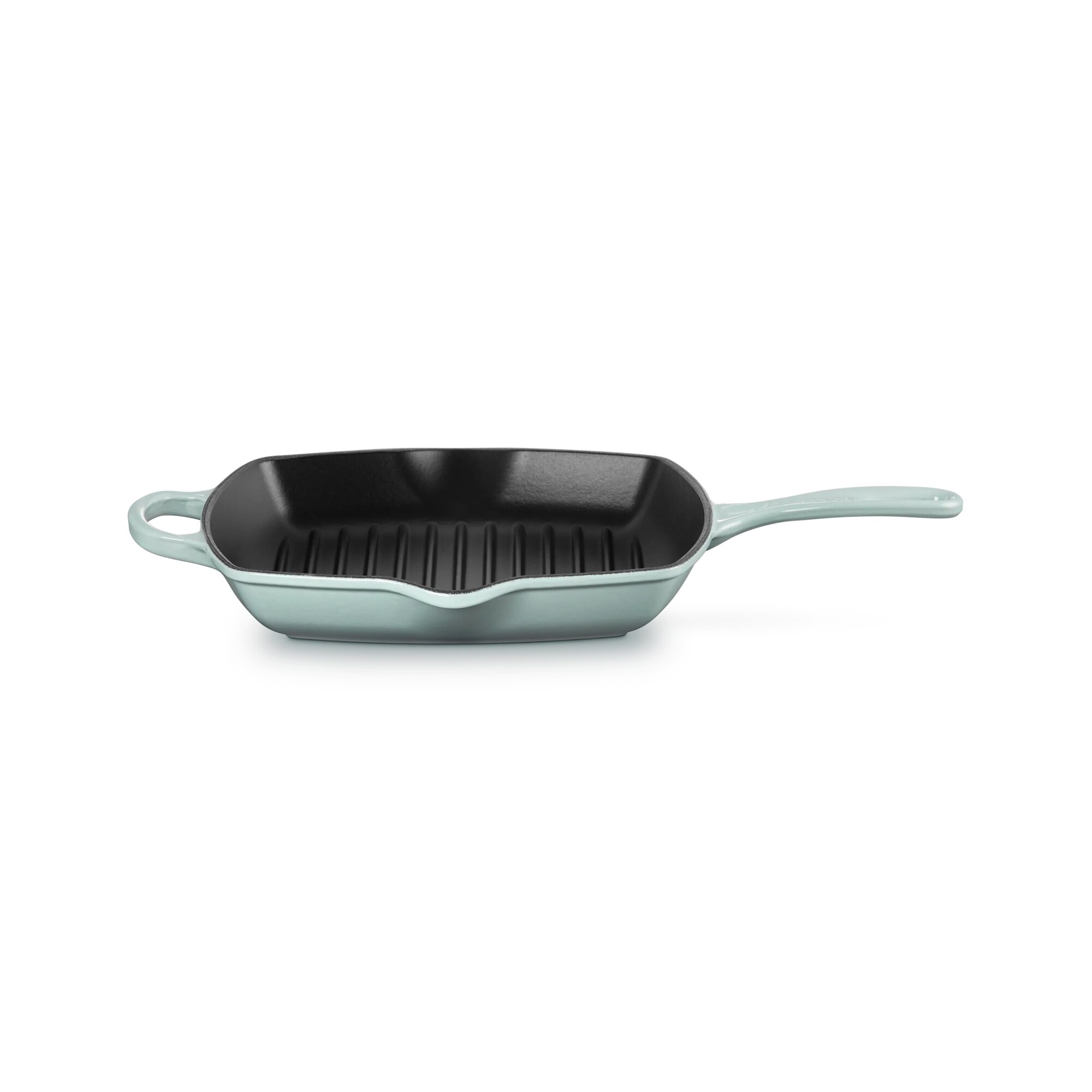 Imagen 1 de Sartén Skillet cuadrada de hierro fundido Le Creuset - Verde claro Sartén de 26 cm Verde claro
