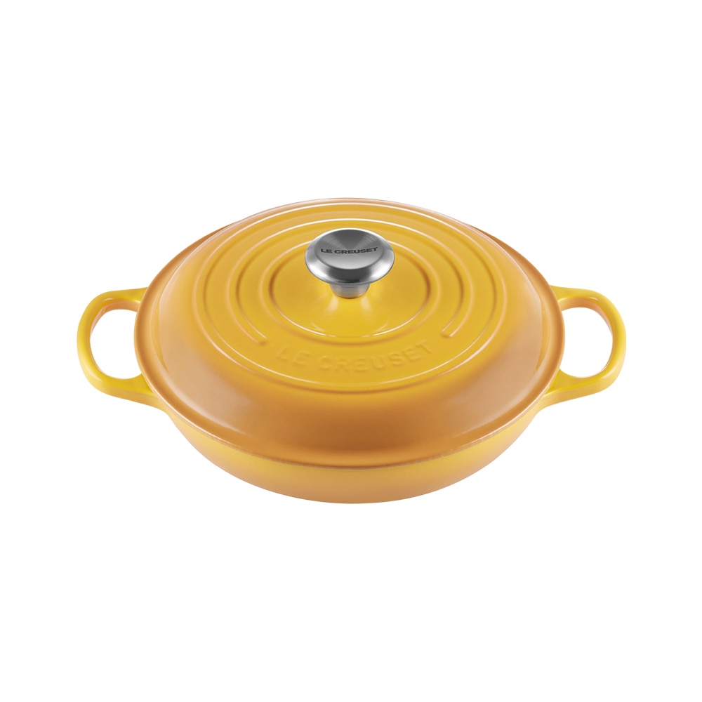 Cacerola baja de hierro fundido Le Creuset - Mostaza Cacerola de 26 cm Mostaza-1