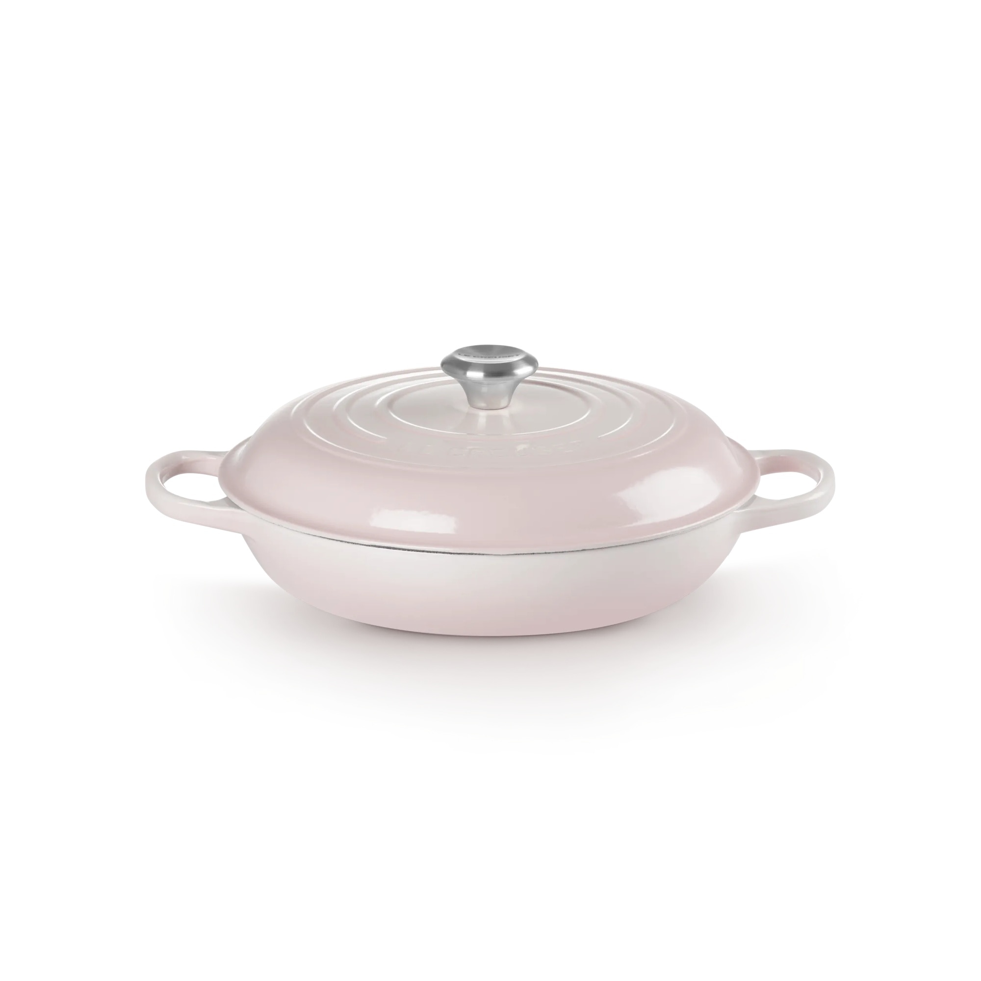 Cacerola baja de hierro fundido Le Creuset - Rosa palo Cacerola de 26 cm Rosa palo-1