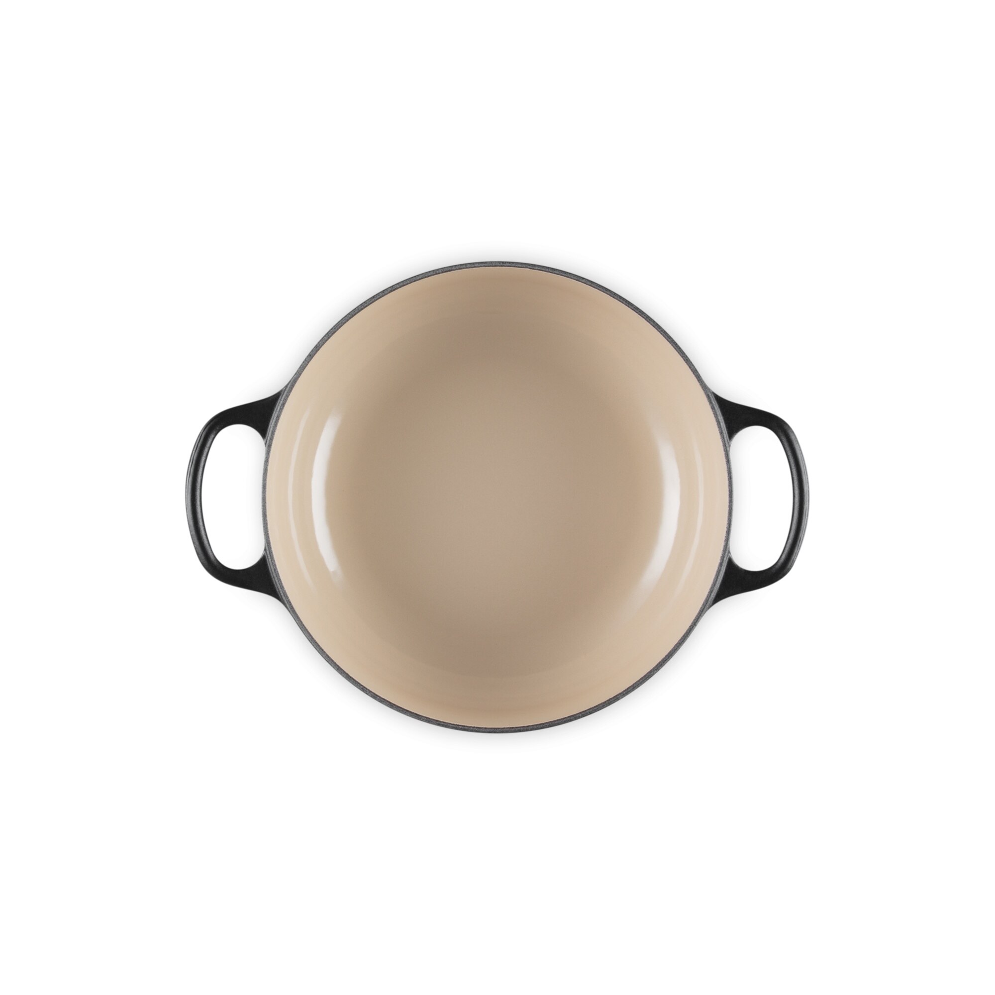 Cocotte redonda de hierro fundido Le Creuset - Negro mate 18  cm Negro mate-4