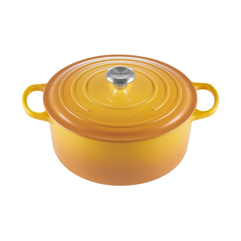 Cocotte redonda de hierro fundido Le Creuset - Mostaza 20 cm Mostaza-1