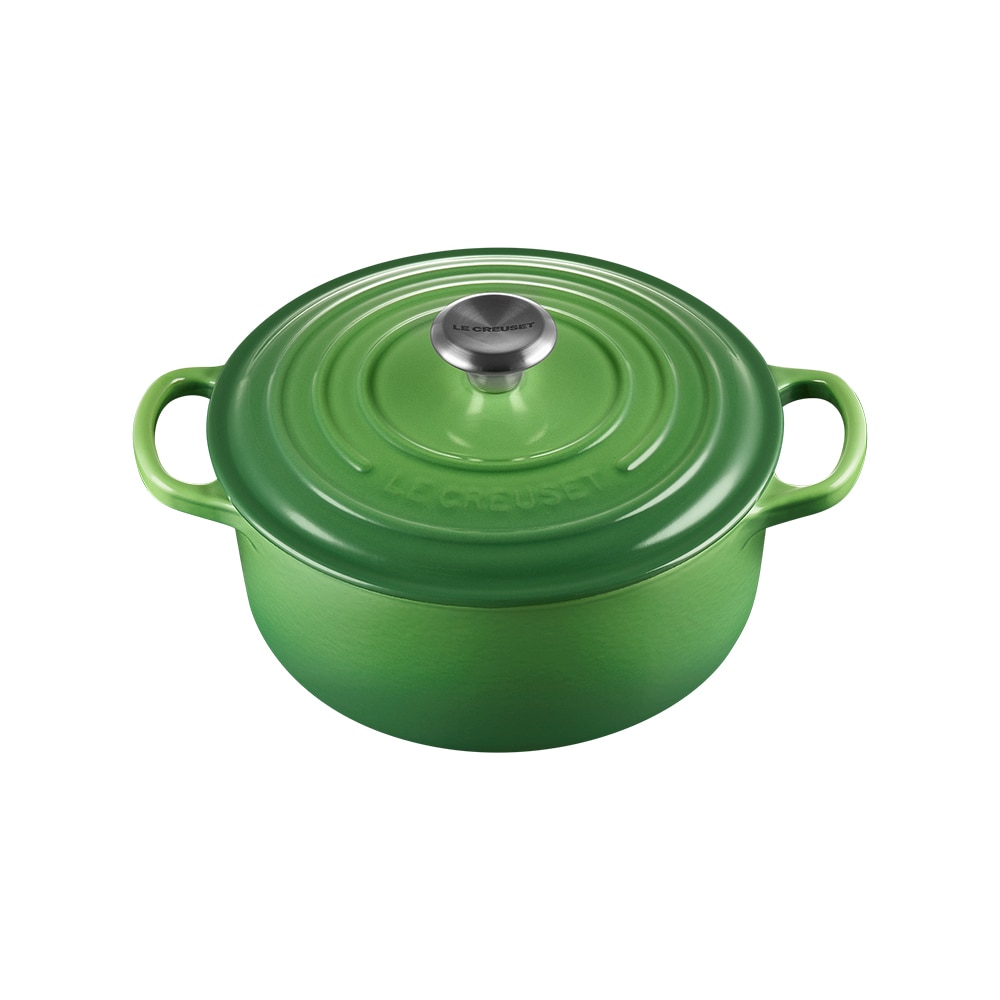 Cocotte redonda de hierro fundido Le Creuset - Bambú 20 cm Bambú-1