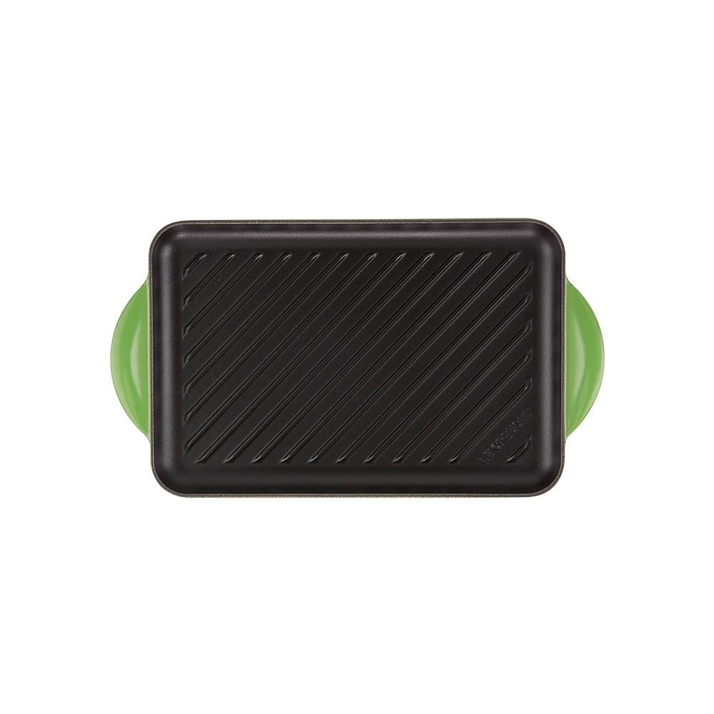 Parrilla rectangular de hierro fundido Le Creuset - Verde Grill de 32 cm Verde-3