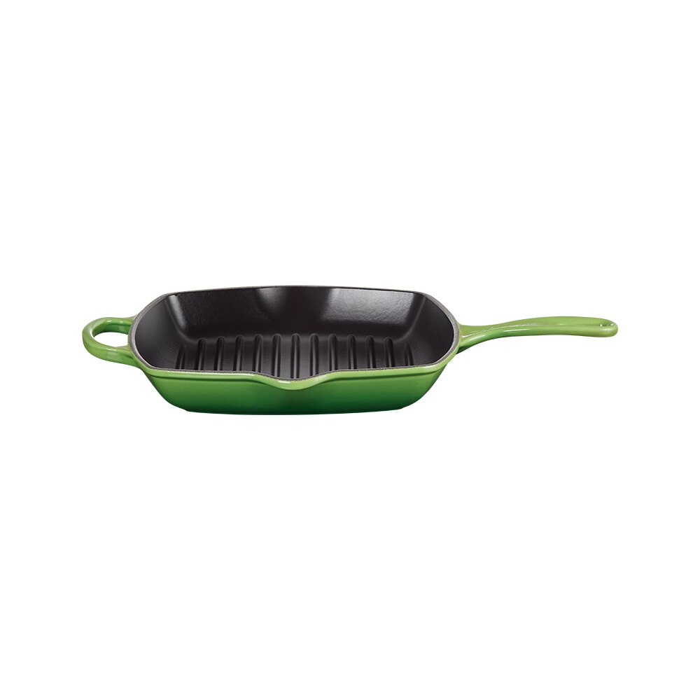 Imagen 2 de Sartén Skillet cuadrada de hierro fundido Le Creuset - Verde Sartén de 26 cm Verde