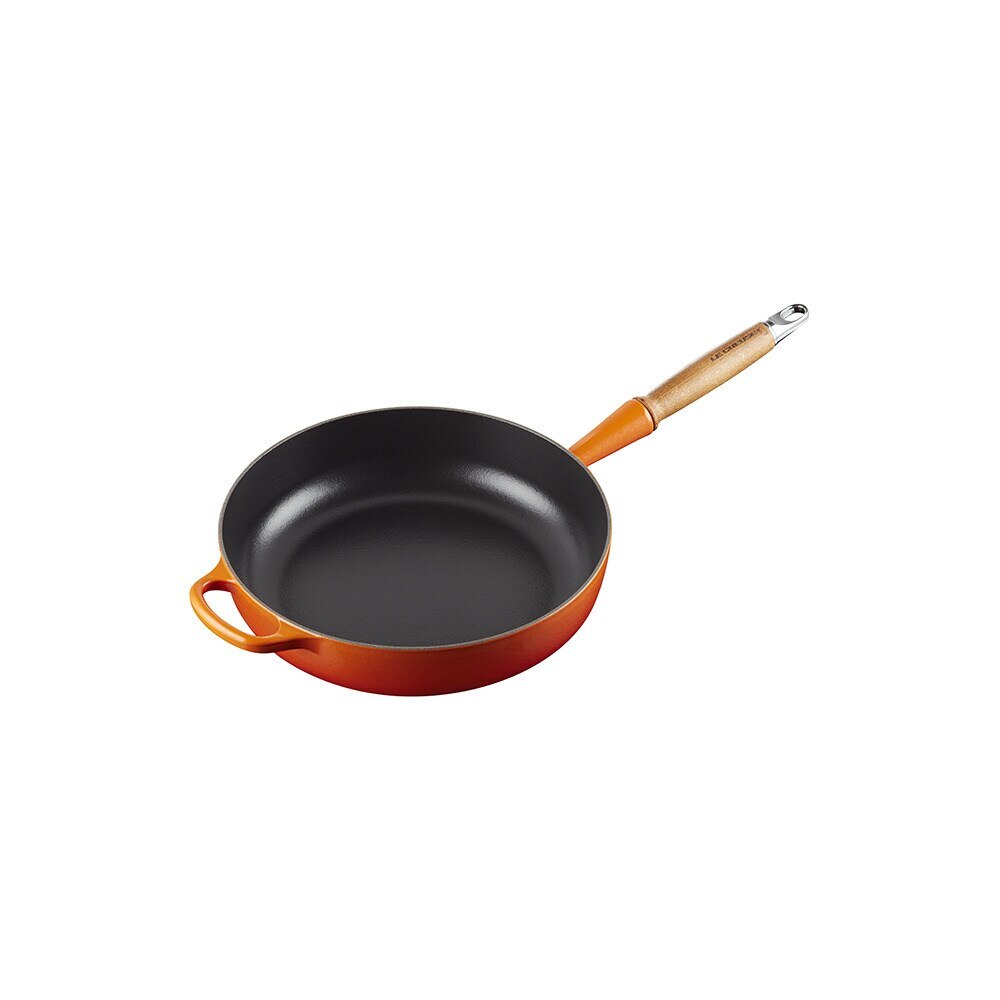 Imagen 1 de Sauté con mango de madera hierro fundido Le Creuset - Volcánico Sartén de 28 cm Volcánico