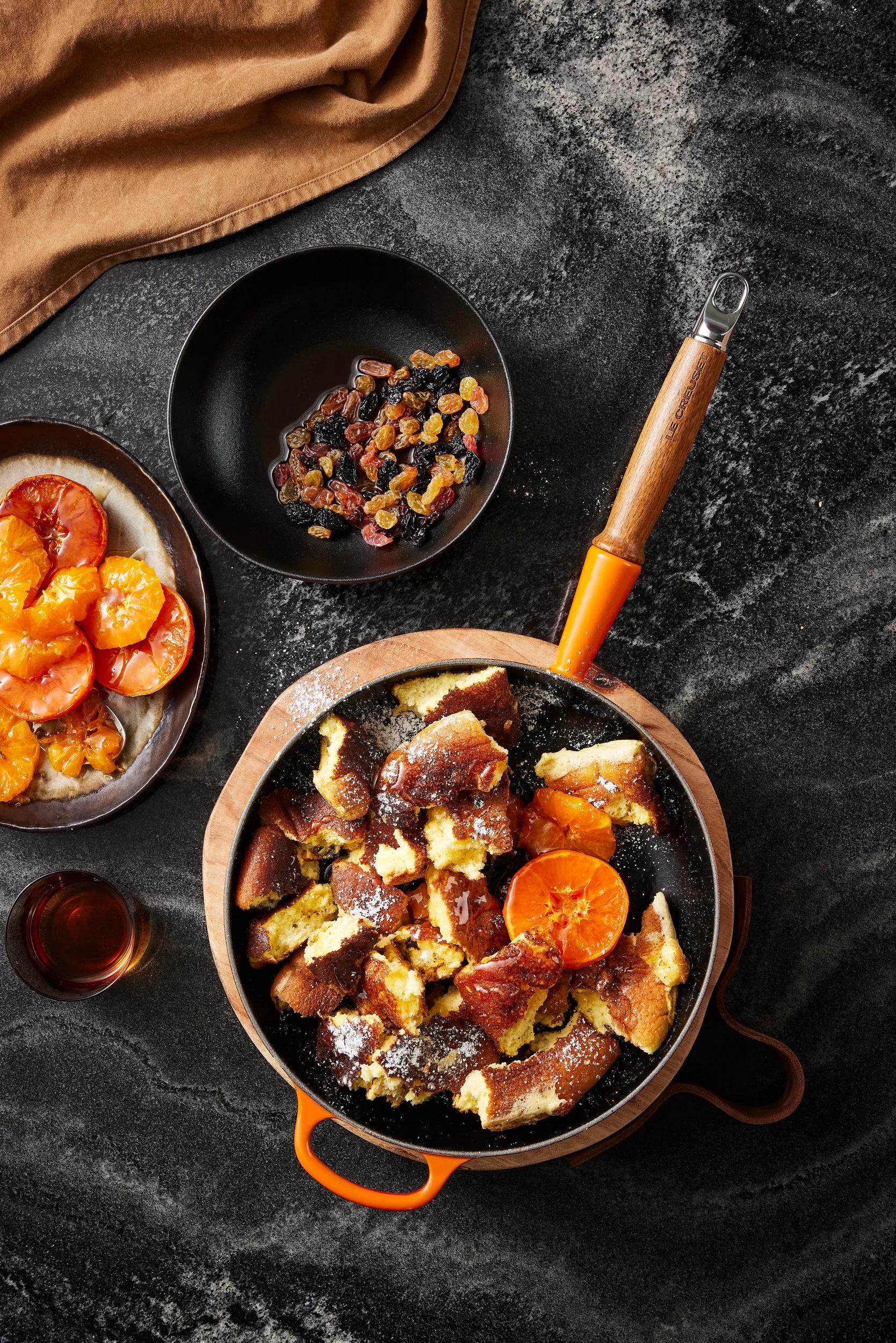 Imagen 4 de Sartén baja con mango de madera hierro fundido Le Creuset - Volcánico Sartén de 26 cm Volcánico