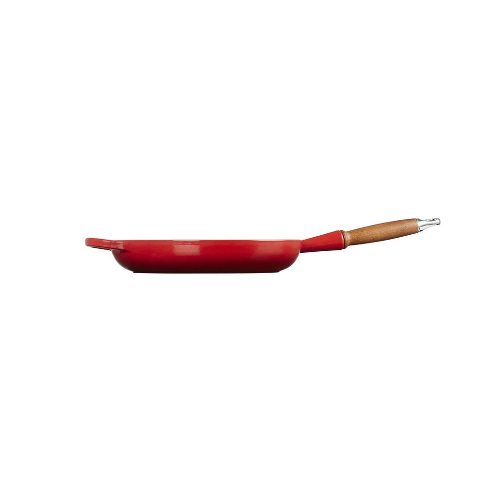 Imagen 2 de Sartén baja con mango de madera hierro fundido Le Creuset - Negro Ónix Sartén de 28 cm Negro Ónix