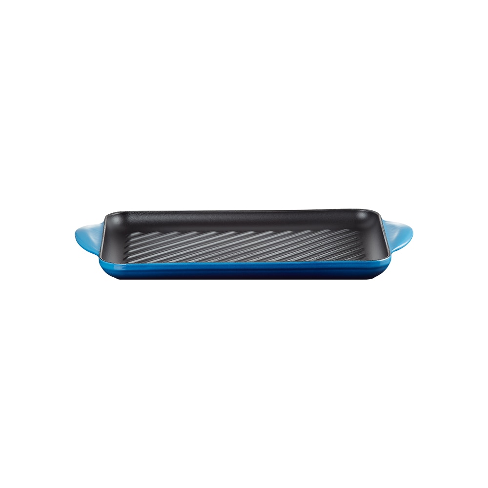 Parrilla rectangular de hierro fundido Le Creuset - Azulón Grill de 32 cm Azulón-1