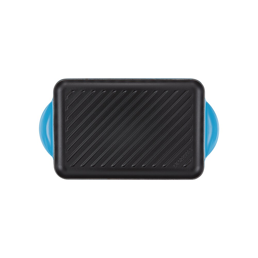 Parrilla rectangular de hierro fundido Le Creuset - Azulón Grill de 32 cm Azulón-3