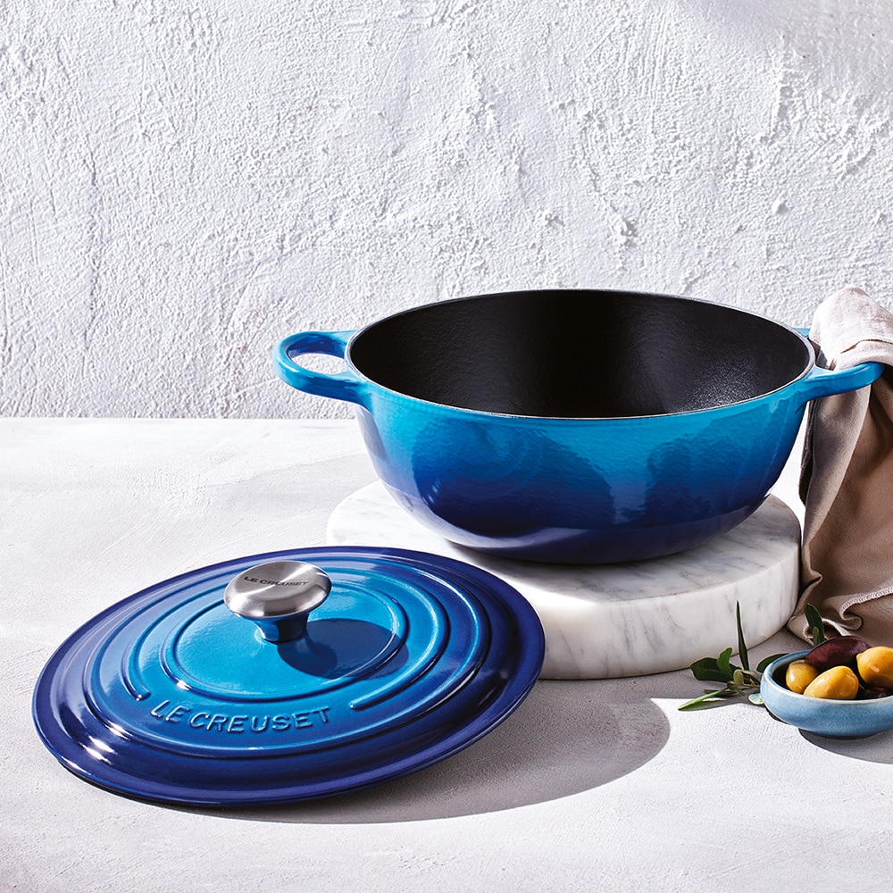 Marmita de hierro fundido Le Creuset - Azul Cacerola de 26 cm Azul-3