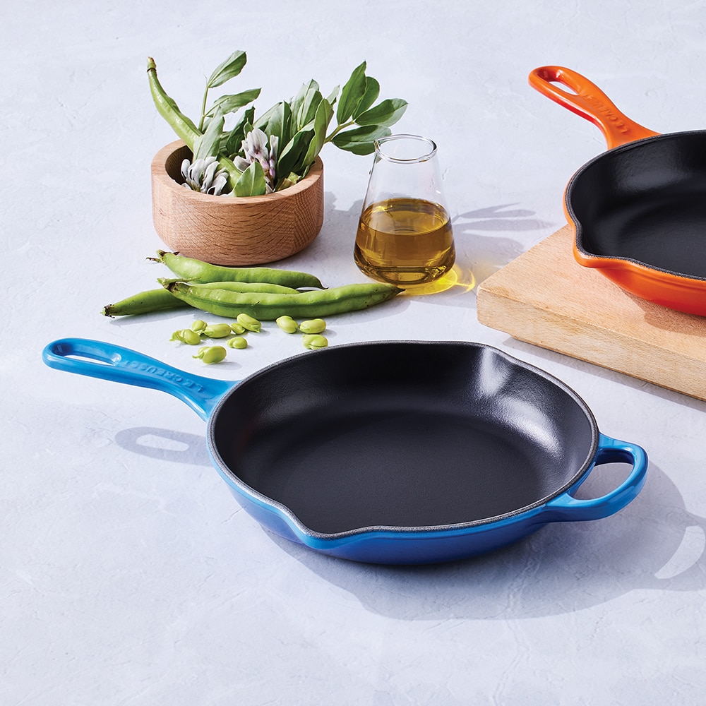 Imagen 2 de Sartén Skillet redonda de hierro fundido Le Creuset - Azulón Sartén de 20 cm Azulón