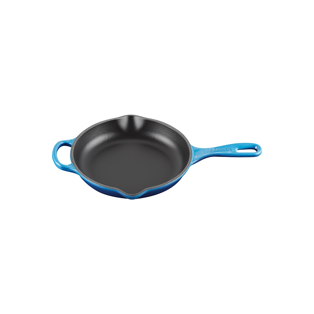 Sartén Skillet alta de hierro fundido Le Creuset - Azulón Sartén de 26 cm Azulón-1