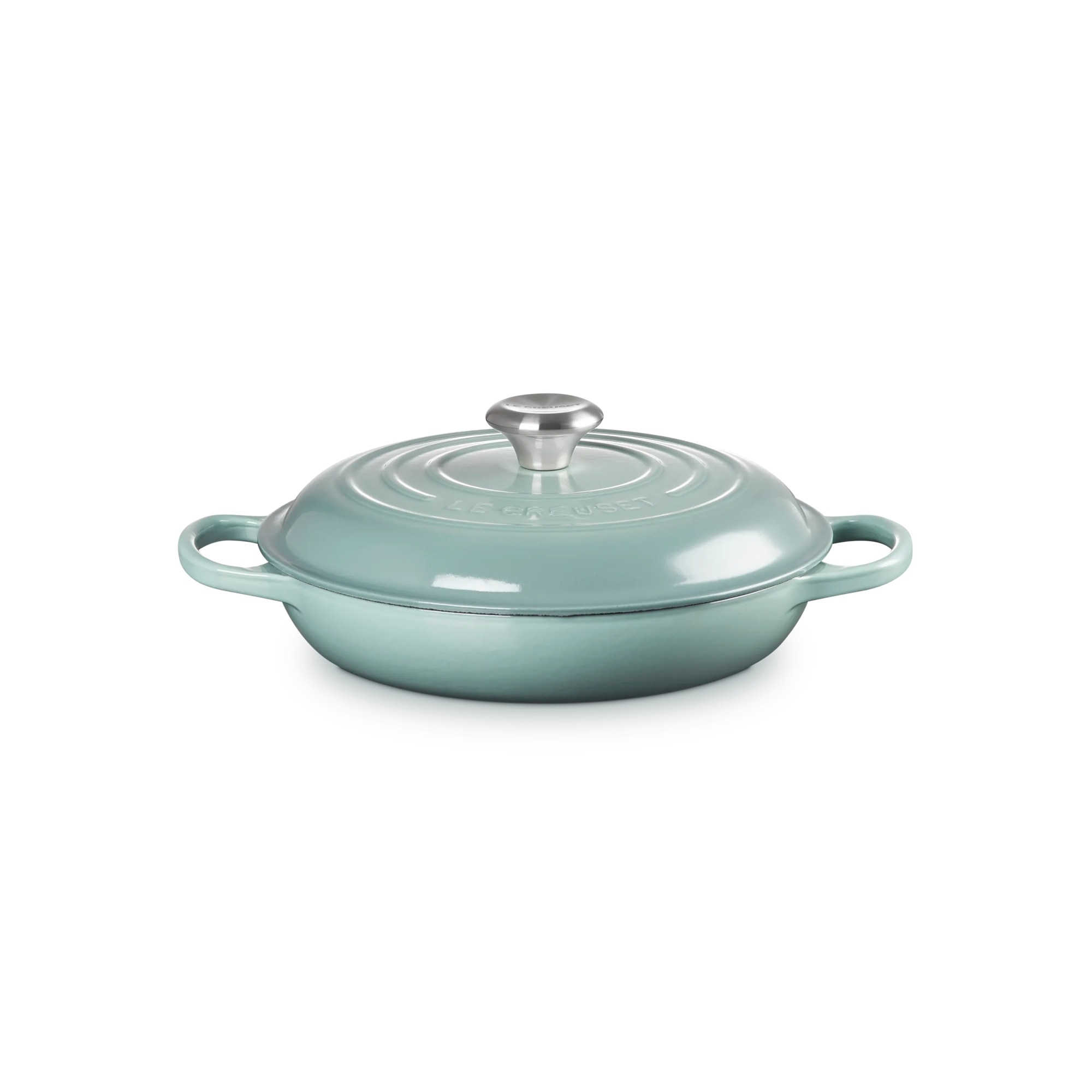 Cacerola baja de hierro fundido Le Creuset - Verde claro Cacerola de 26 cm Verde claro-1
