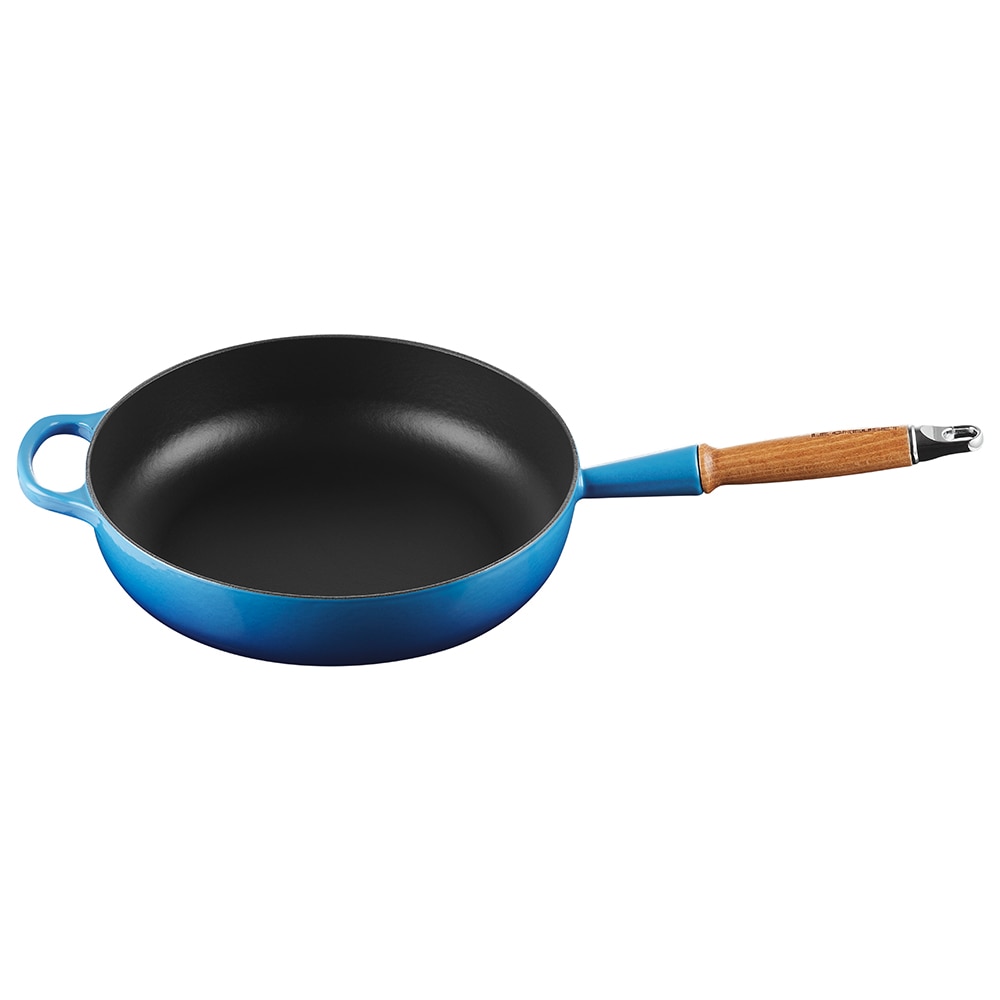 Imagen 1 de Sauté con mango de madera hierro fundido Le Creuset - Azulón Sartén de 28 cm Azulón