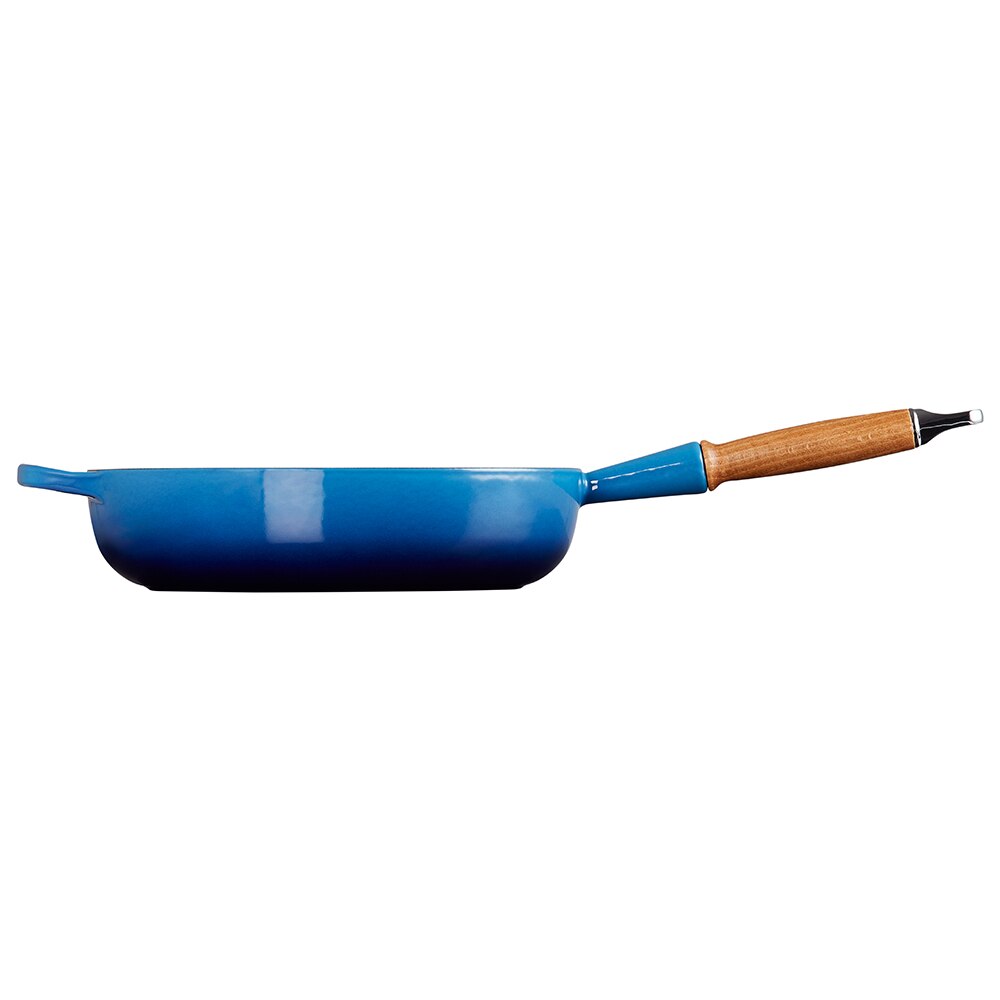 Imagen 2 de Sauté con mango de madera hierro fundido Le Creuset - Azulón Sartén de 28 cm Azulón