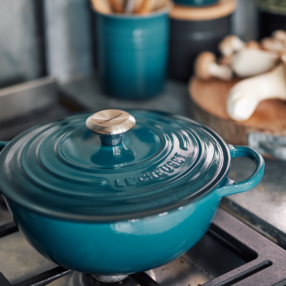 Marmita de hierro fundido Le Creuset - Turquesa 24 cm Turquesa-3