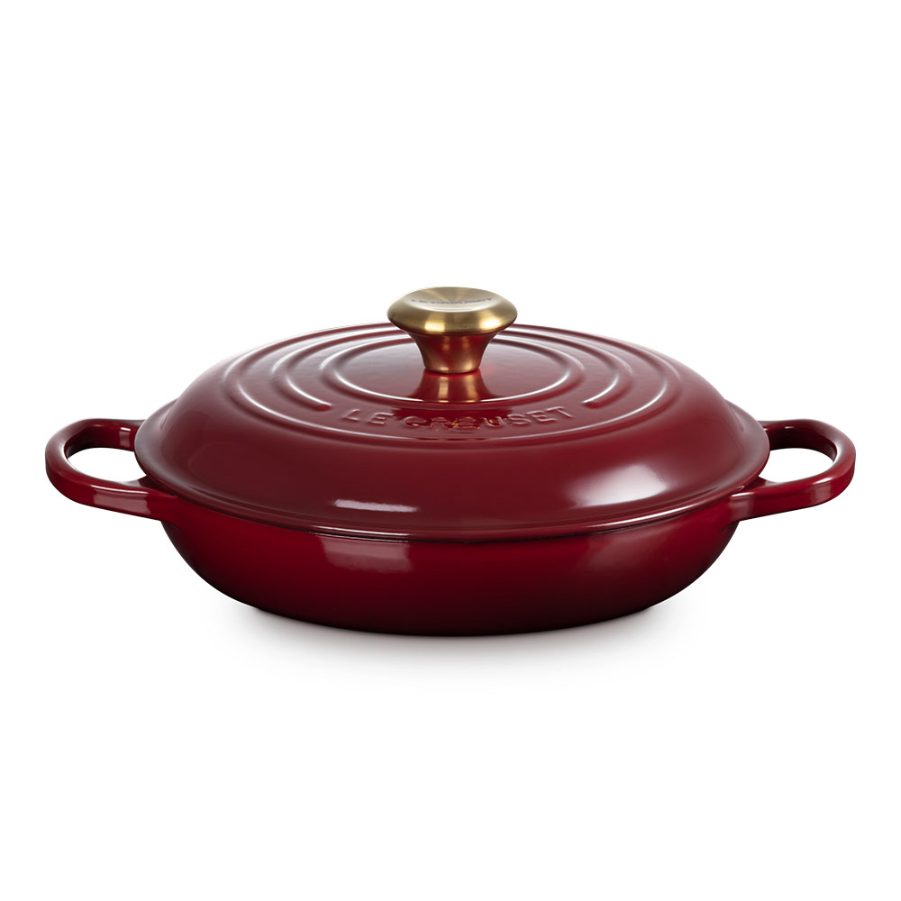 Cacerola baja de hierro fundido Le Creuset - Marrón Cacerola de 26 cm Marrón-1