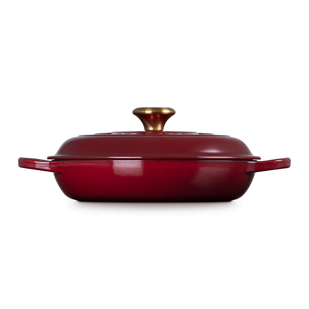 Cacerola baja de hierro fundido Le Creuset - Marrón Cacerola de 26 cm Marrón-3