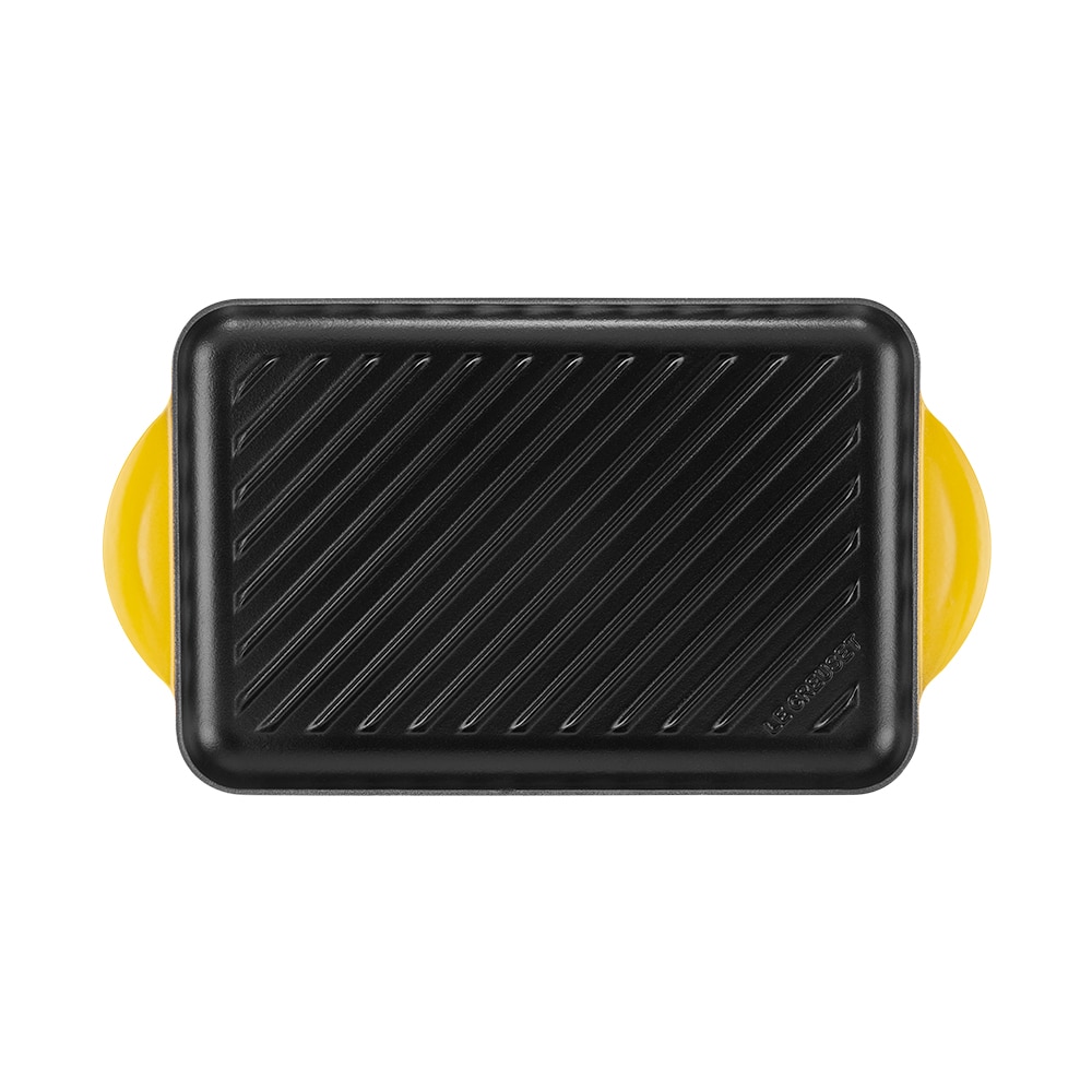 Parrilla rectangular de hierro fundido Le Creuset - Mostaza Grill de 32 cm Mostaza-3