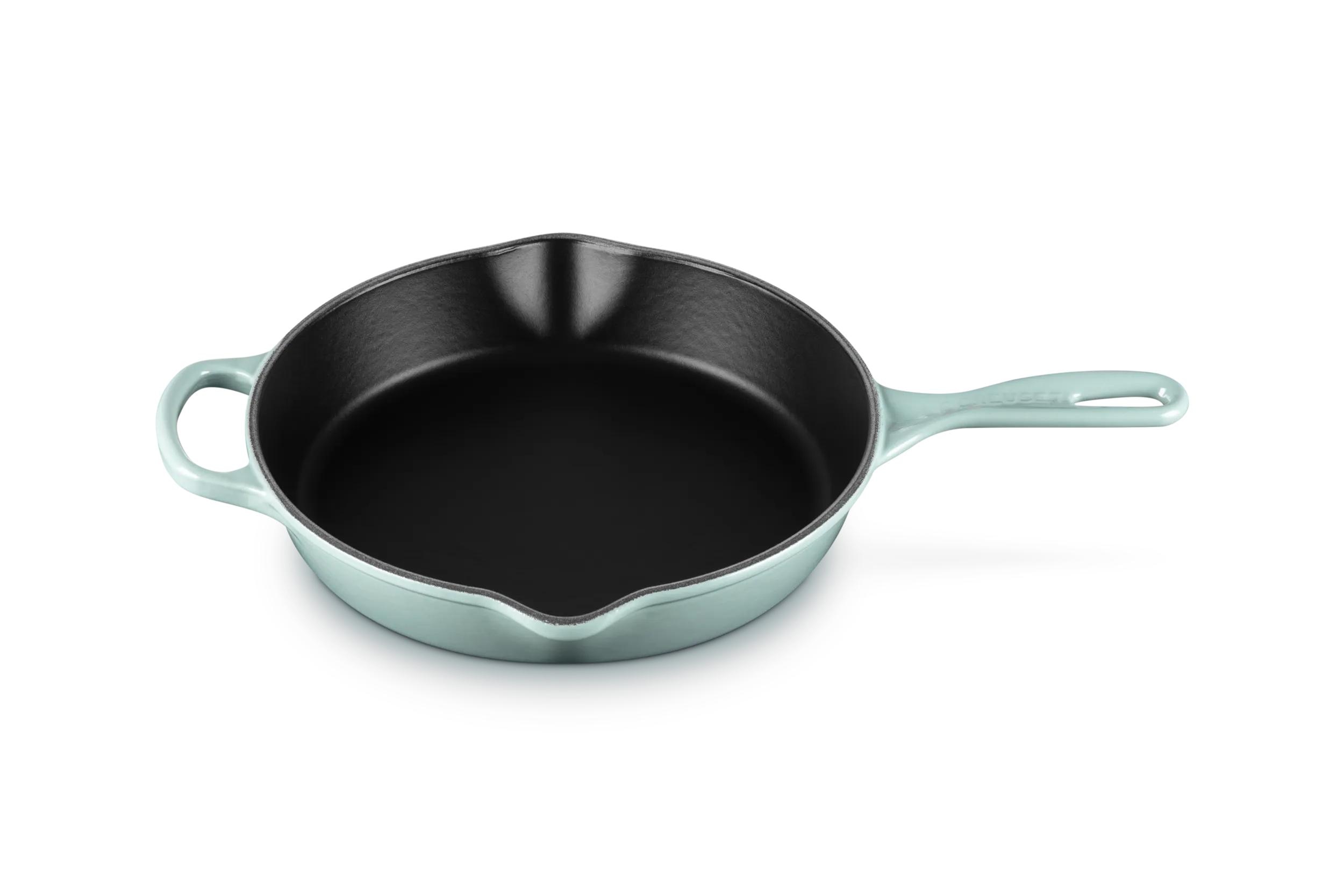 Sartén Skillet alta de hierro fundido Le Creuset - Verde claro Sartén de 26 cm Verde claro-1