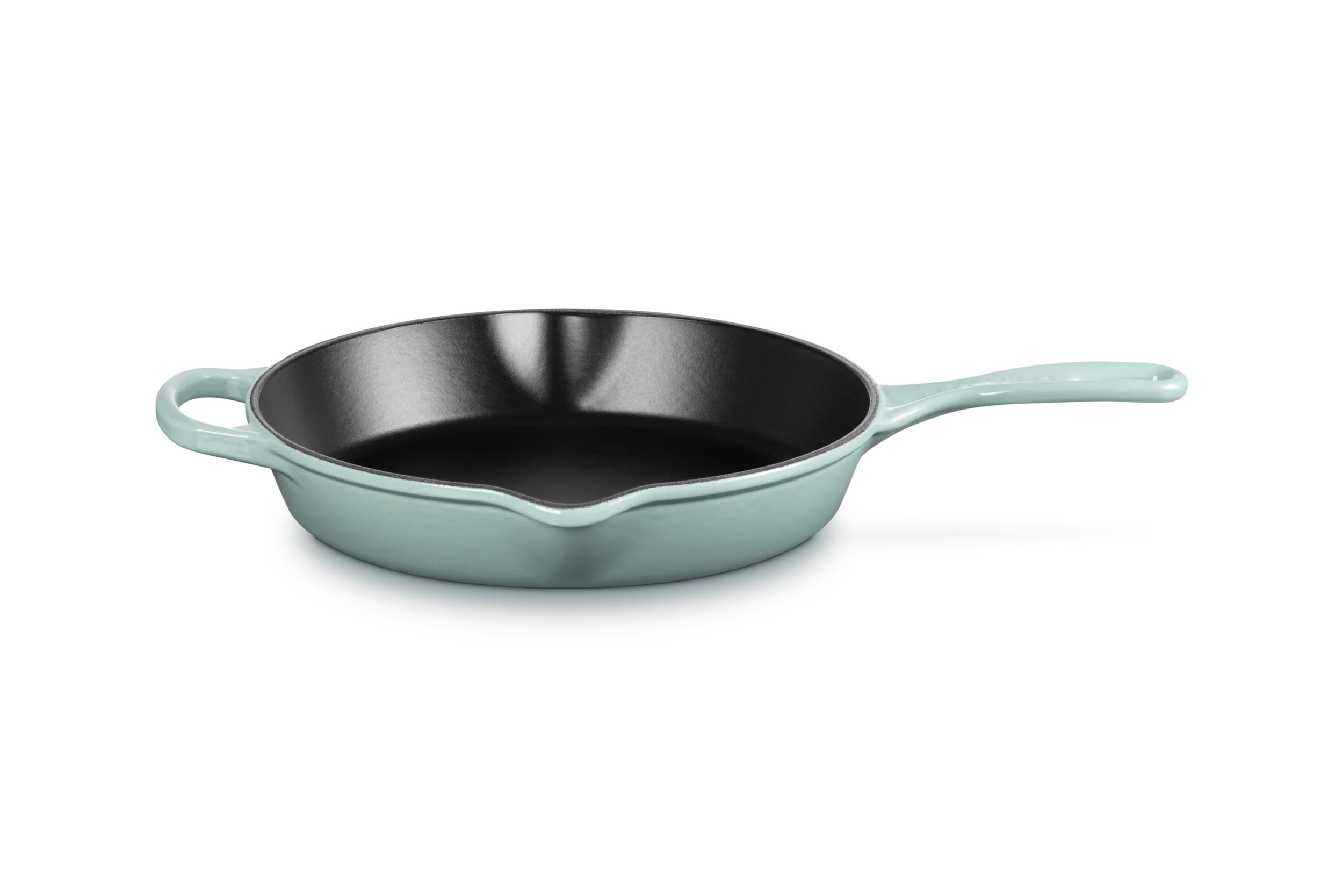 Sartén Skillet alta de hierro fundido Le Creuset - Verde claro Sartén de 26 cm Verde claro-2