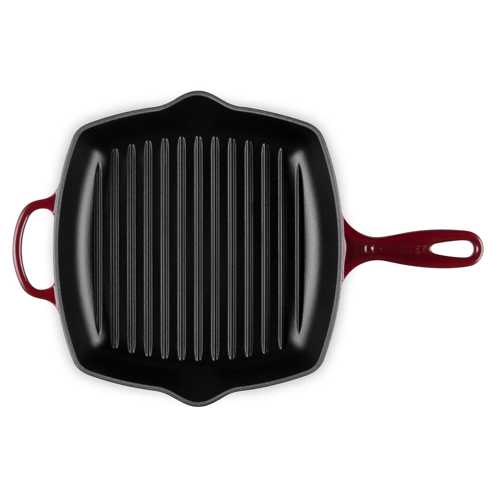 Imagen 4 de Sartén Skillet cuadrada de hierro fundido Le Creuset - Marrón Sartén de 32 cm Marrón