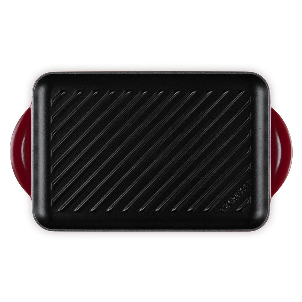 Parrilla rectangular de hierro fundido Le Creuset - Marrón Grill de 32 cm Marrón-4