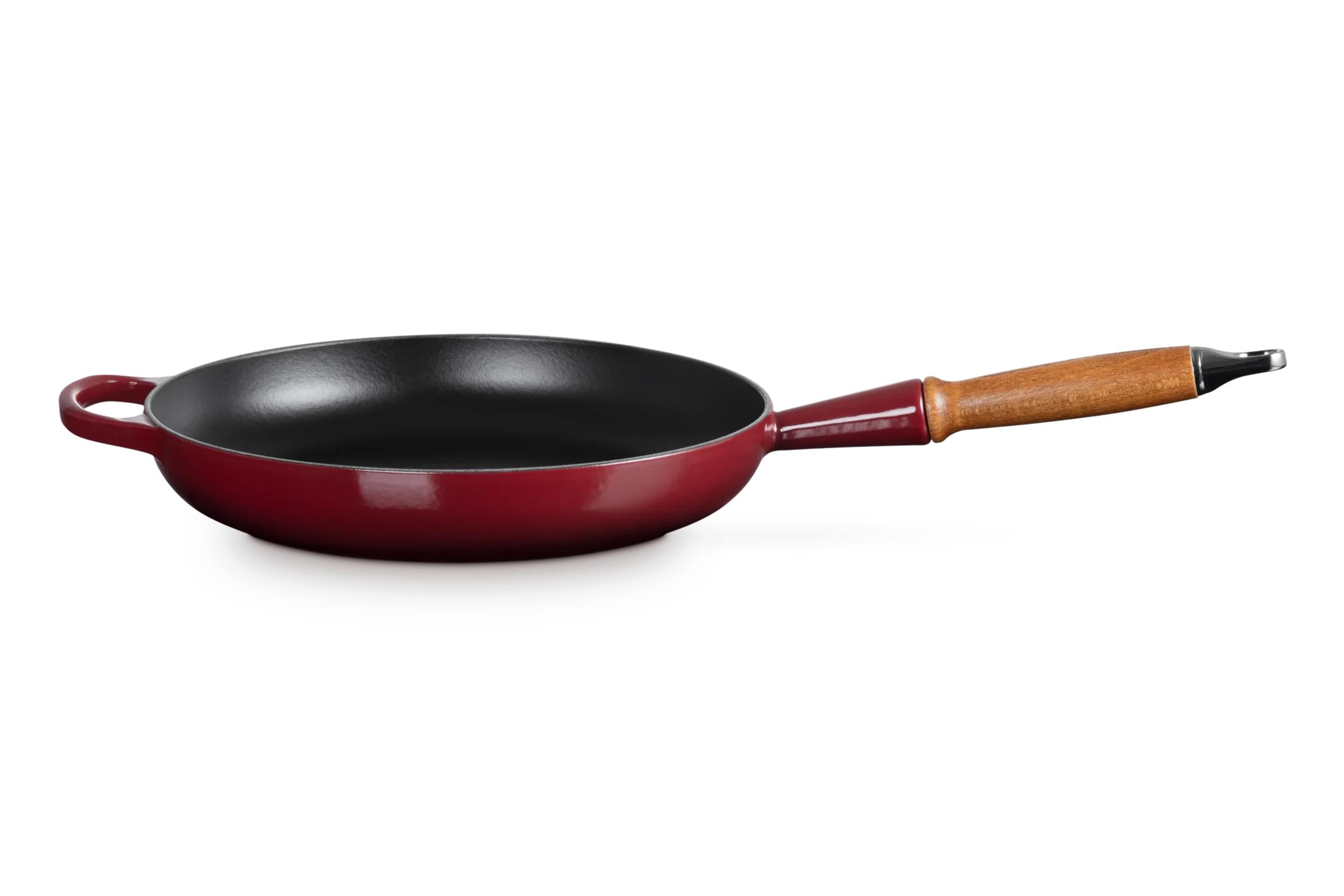 Imagen 1 de Sartén baja con mango de madera hierro fundido Le Creuset - Marrón Sartén de 28 cm Marrón