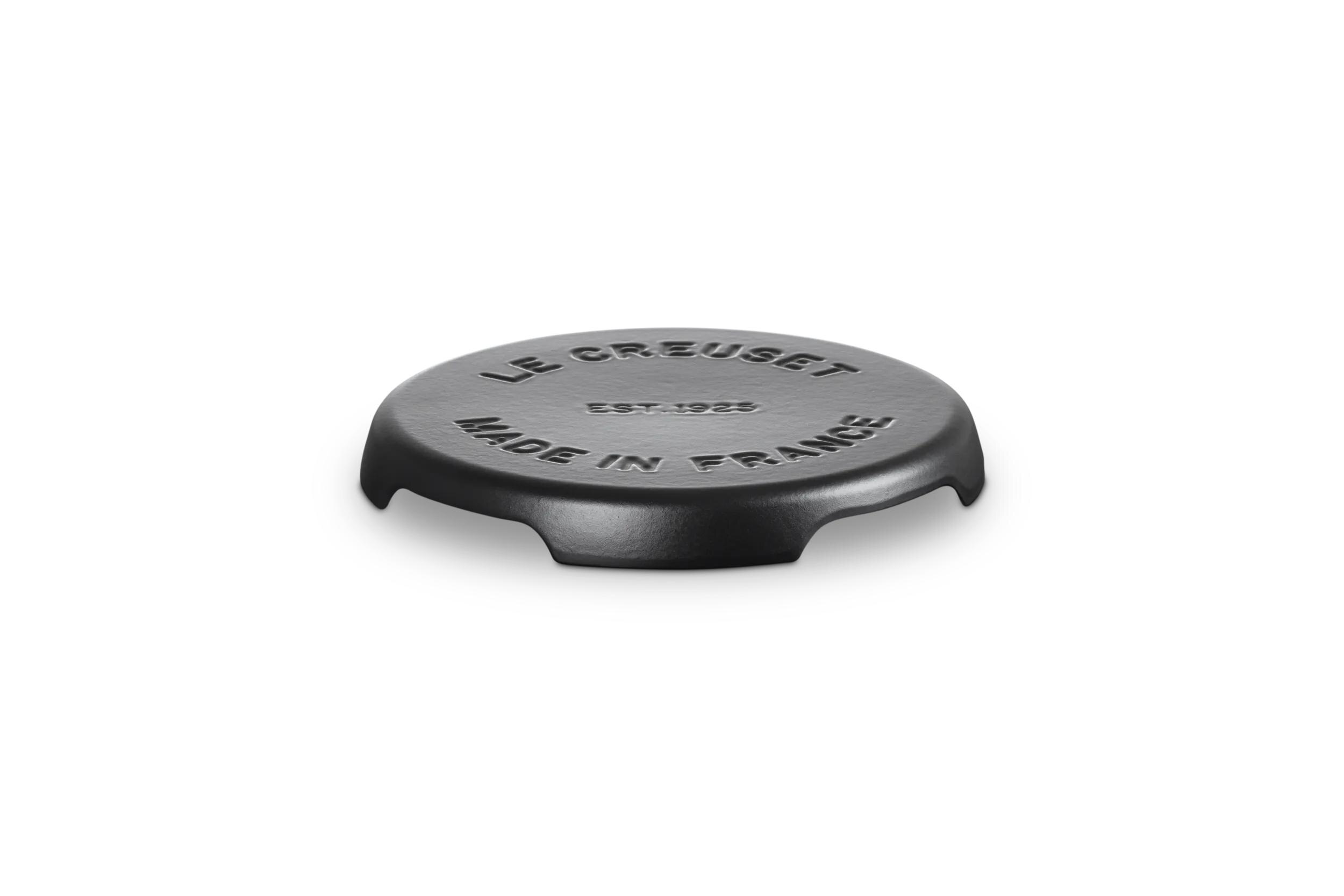Imagen 2 de Salvamanteles Hierro Fundido redondo Le Creuset - Negro mate 22 cm Negro mate