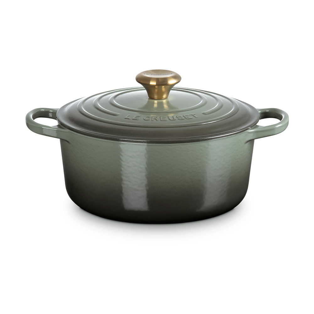 Cocotte redonda de hierro fundido Le Creuset - Verde Oliva 24 cm Verde Oliva-1