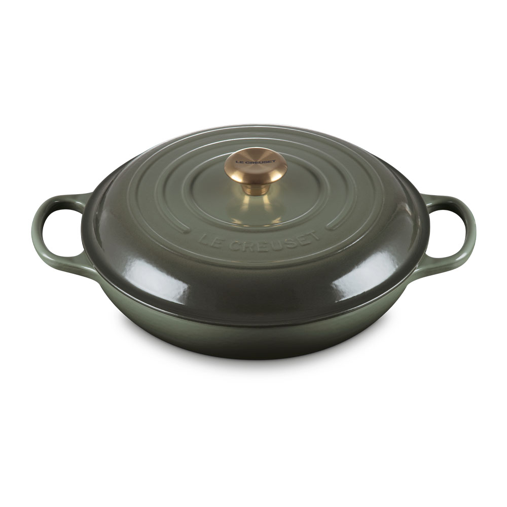 Cacerola baja de hierro fundido Le Creuset - Verde oscuro Cacerola de 30 cm Verde oscuro-2