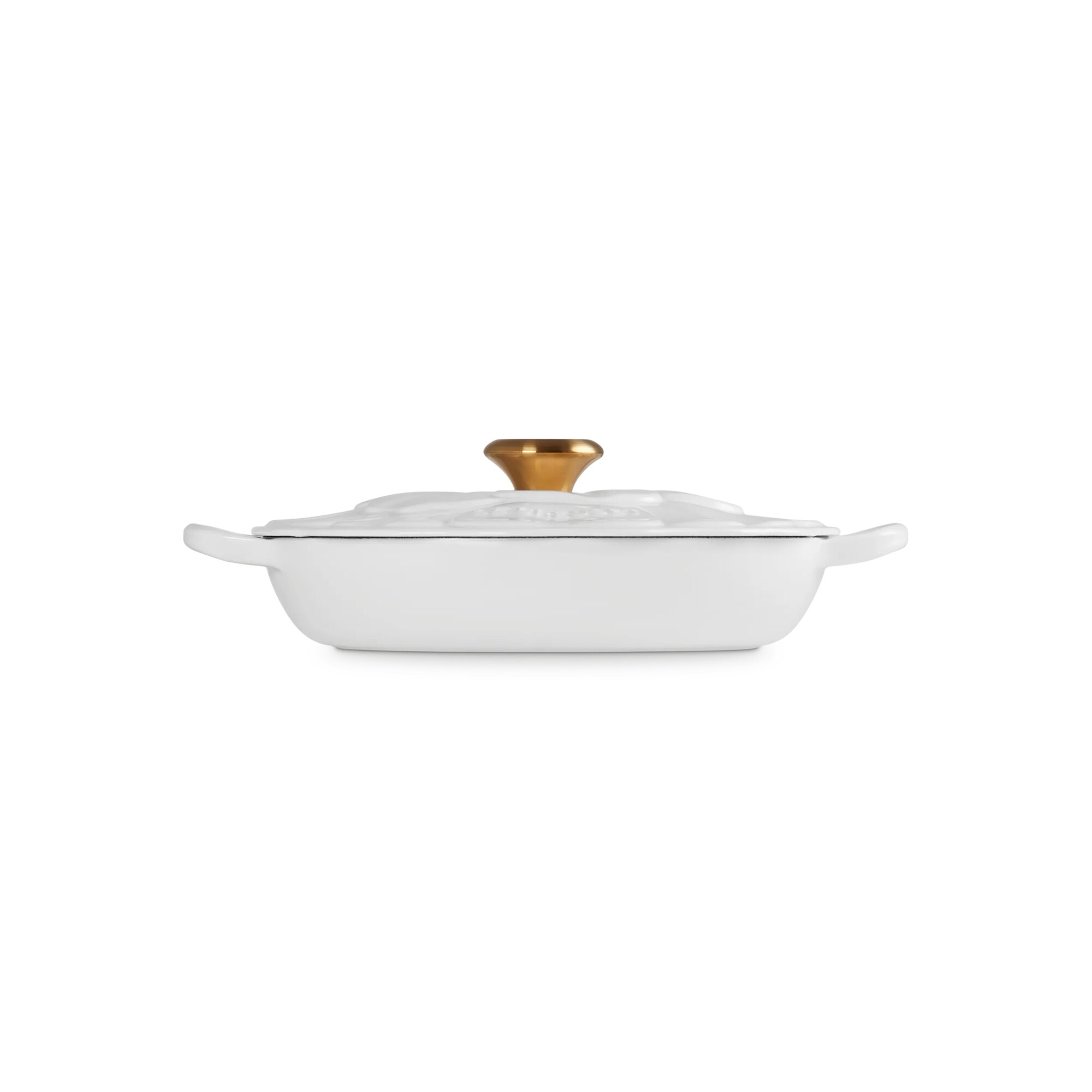 Cacerola baja hierro fundido Pétalo Le Creuset - Blanco Cacerola de 26 cm Blanco-2