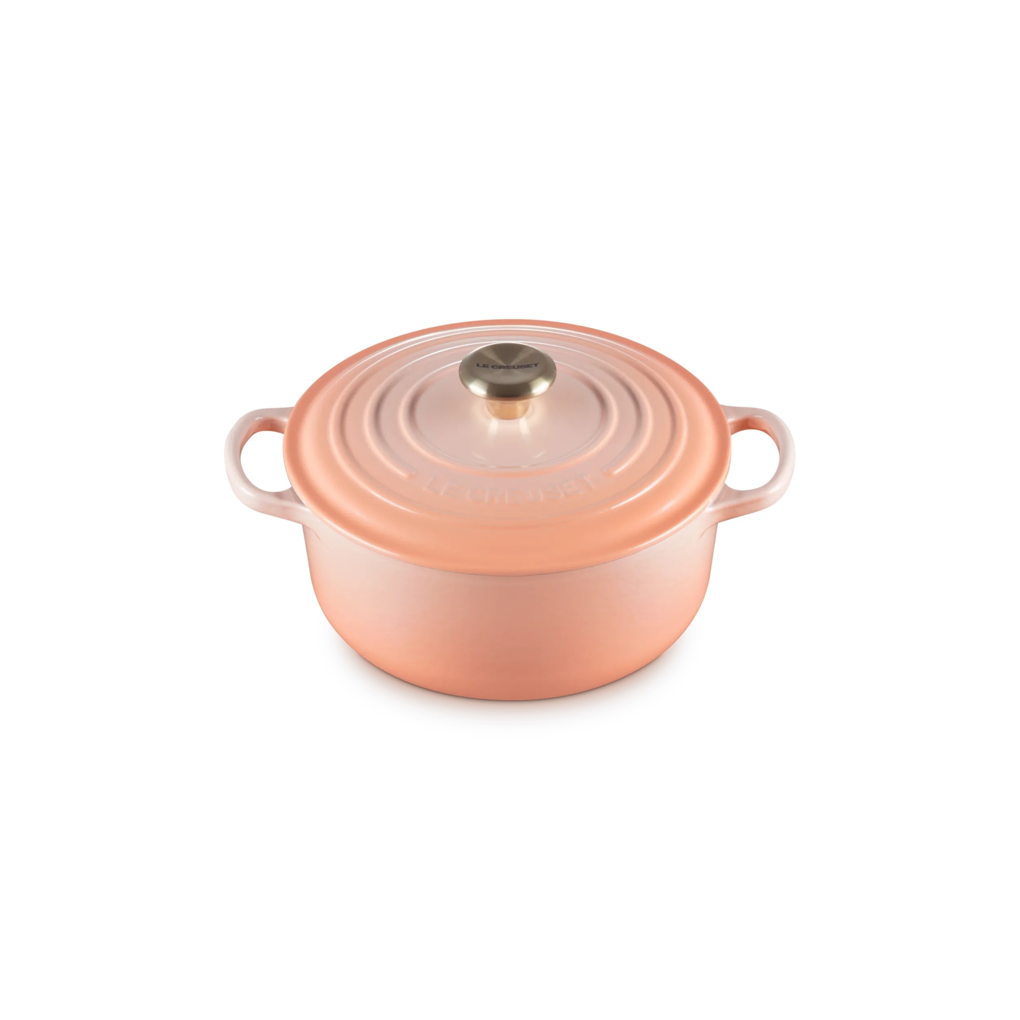 Cocotte redonda de hierro fundido Le Creuset - Salmón 20 cm Salmón-2