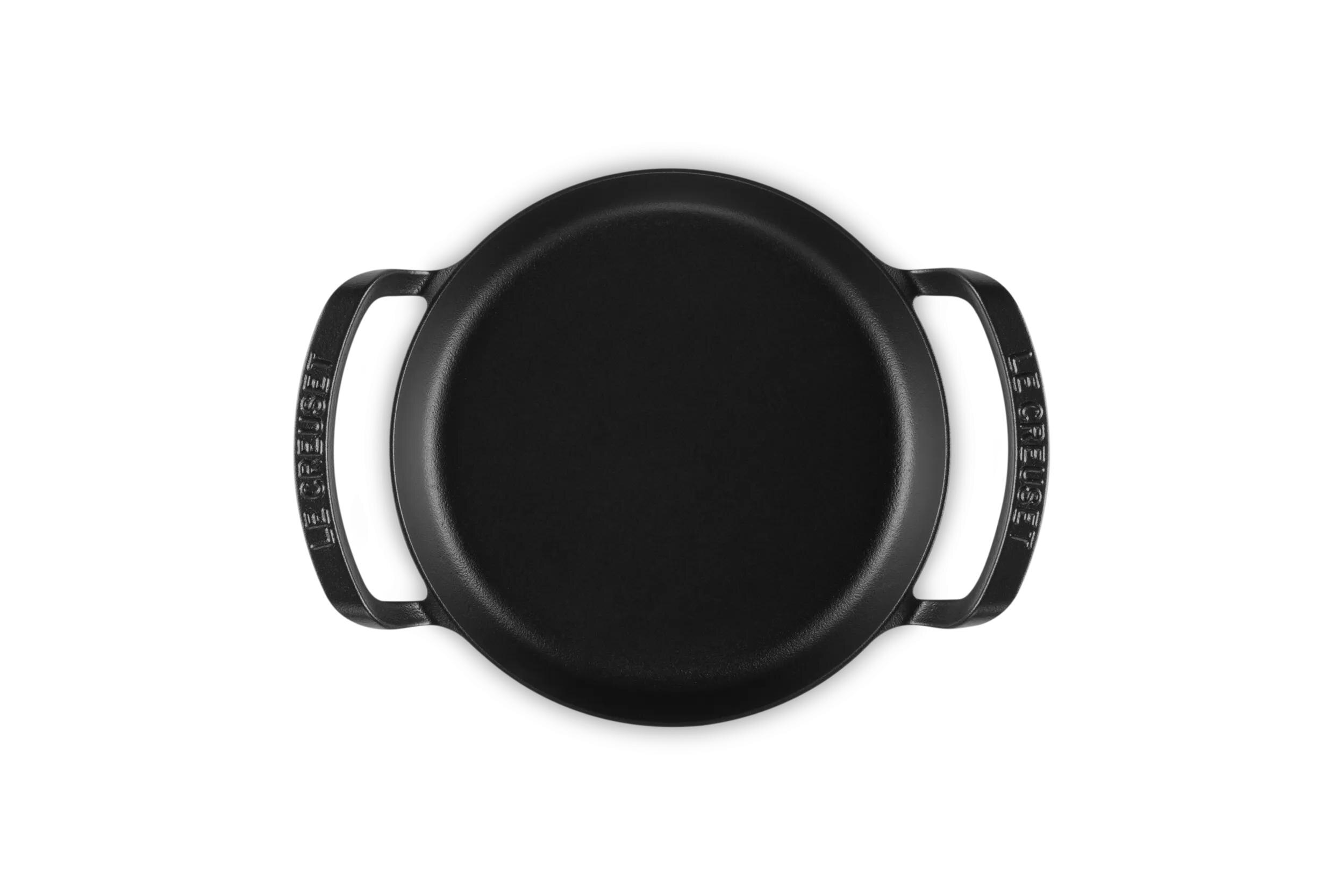 Sartén BBQ Skillet Redonda Lisa Hierro Fundido Le Creuset - Negro Negro-3