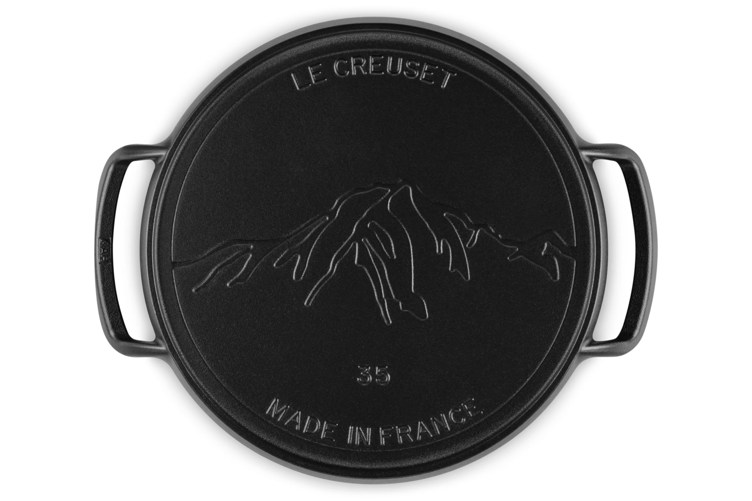 Sartén BBQ Pizza Hierro Fundido Le Creuset - Negro Negro-4