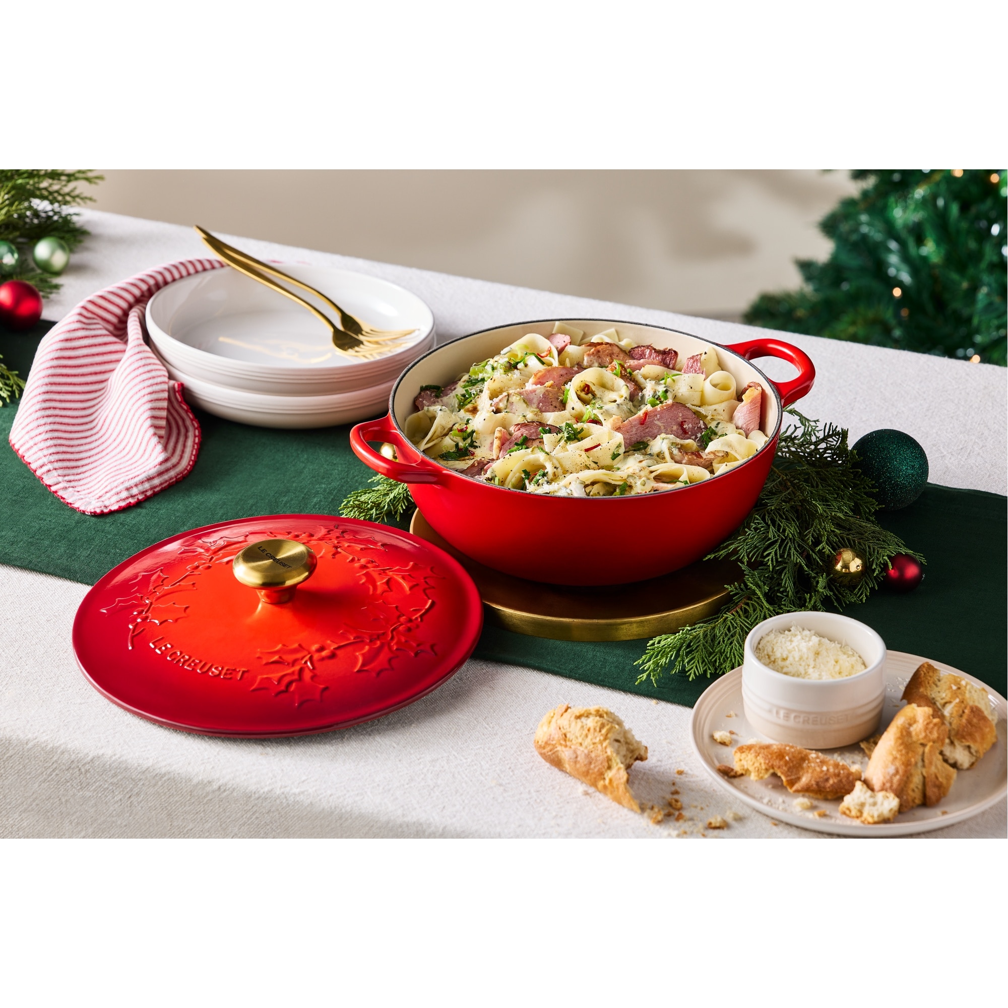 Marmita Holly de hierro fundido Le Creuset - Cereza Cacerola de 26 cm Cereza-6